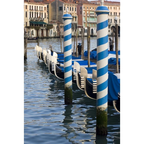 Italy, Venice Gondolas on the Grand Canal